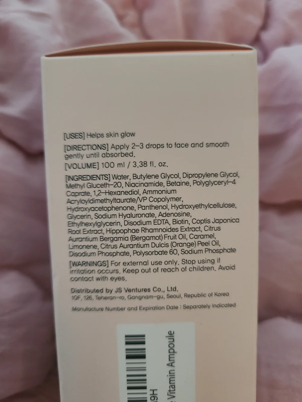 NATUREKIND Niacinamide Vitamin Ampoule, Korean skincare